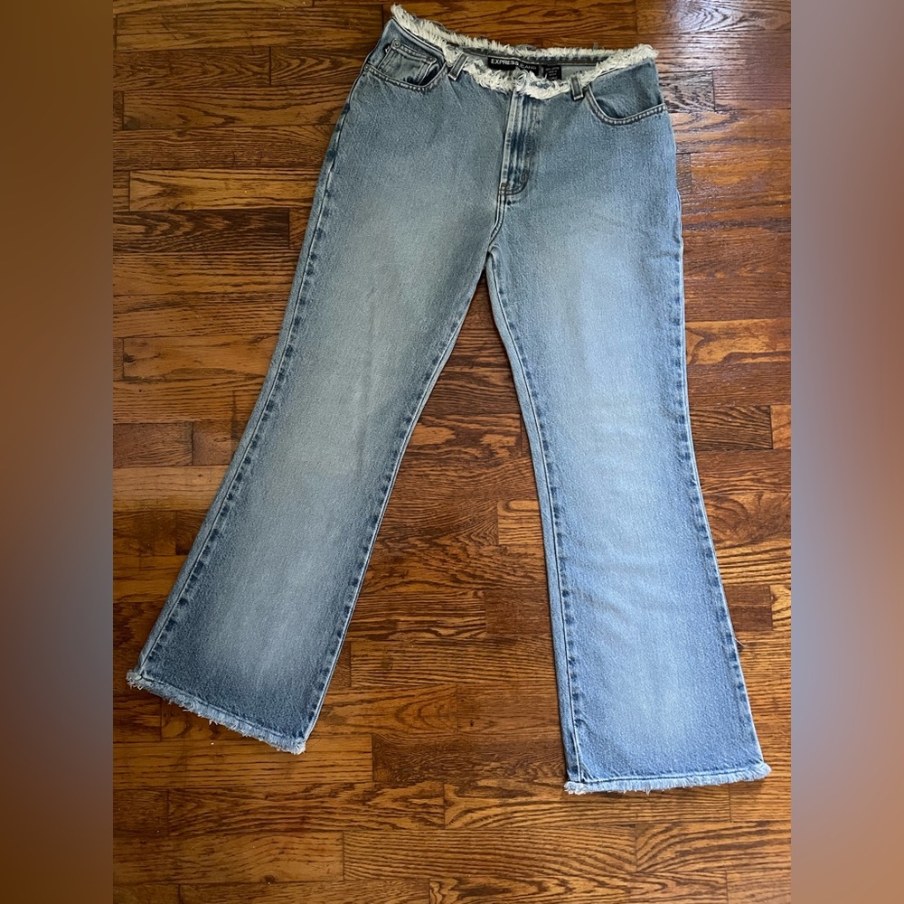 Y2K Low Rise Express Jeans- Size 7/8 Short